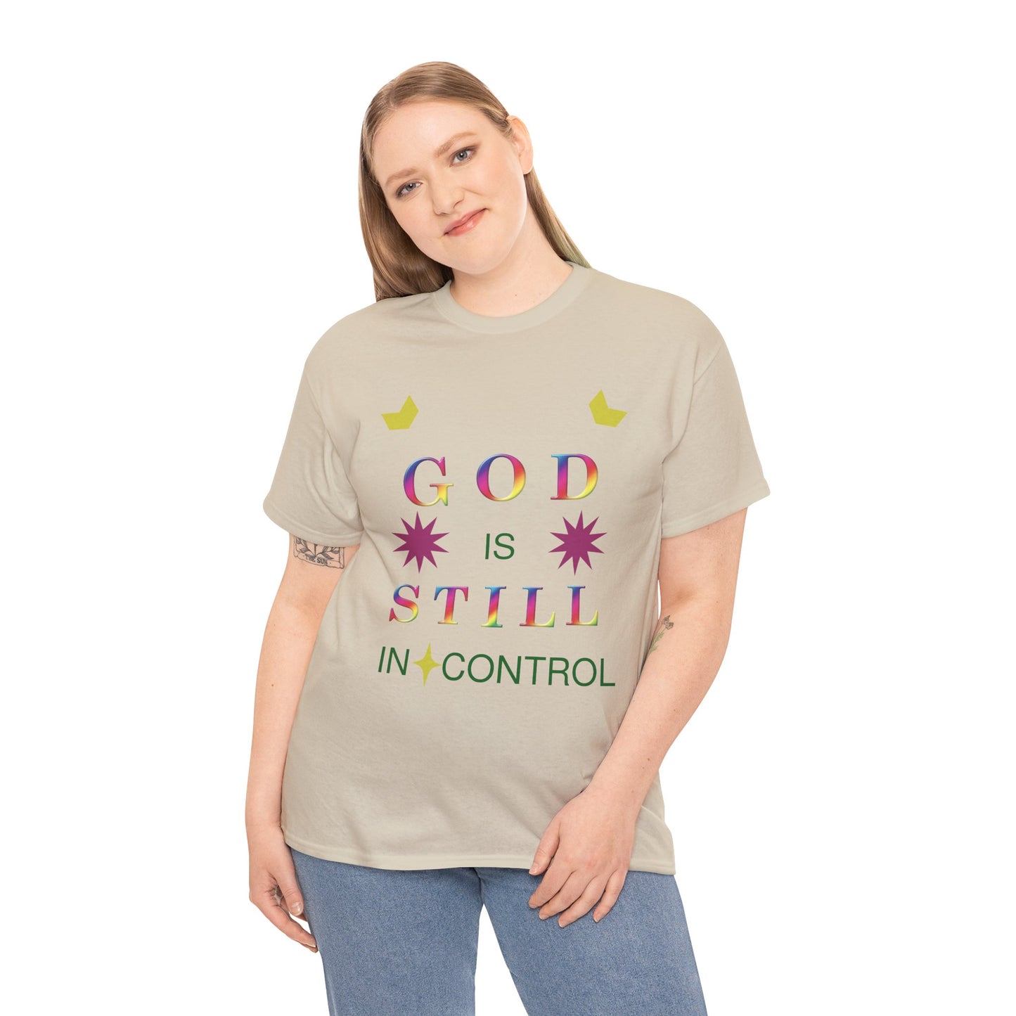 Faith Graphic Tee — "God Is Still In Control" Inspirational Christian T-Shirt