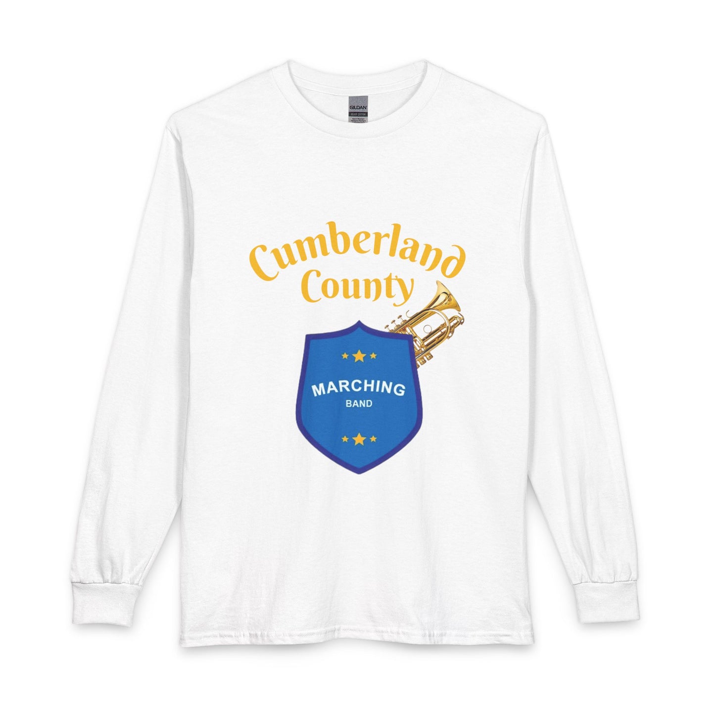 Cumberland County Marching Band Long Sleeve T-Shirt, Music Lover Gift, Band Practice Apparel, Marching Band Merchandise, Unisex Casual Wear