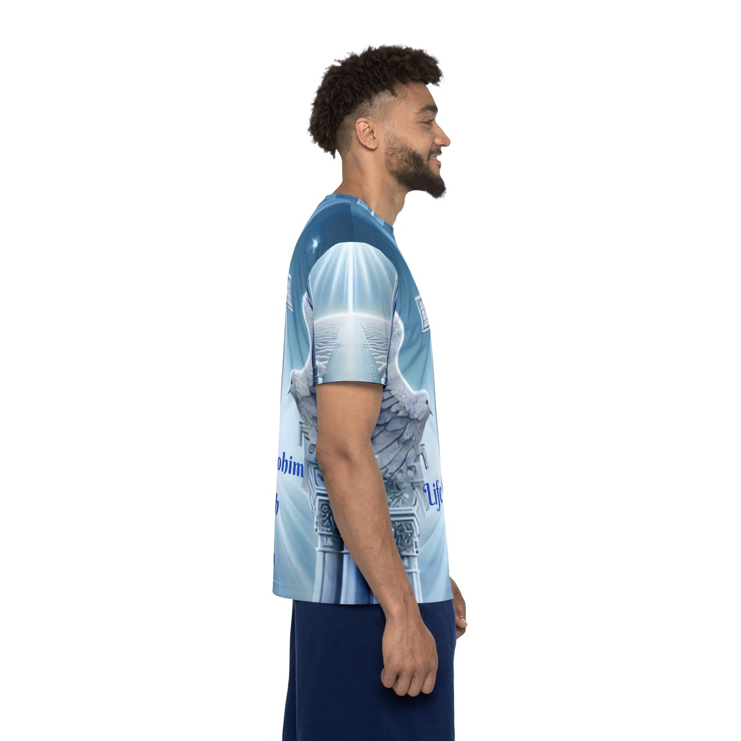 Christian Sports Jersey — "Life Is Better with God" All-Over Print