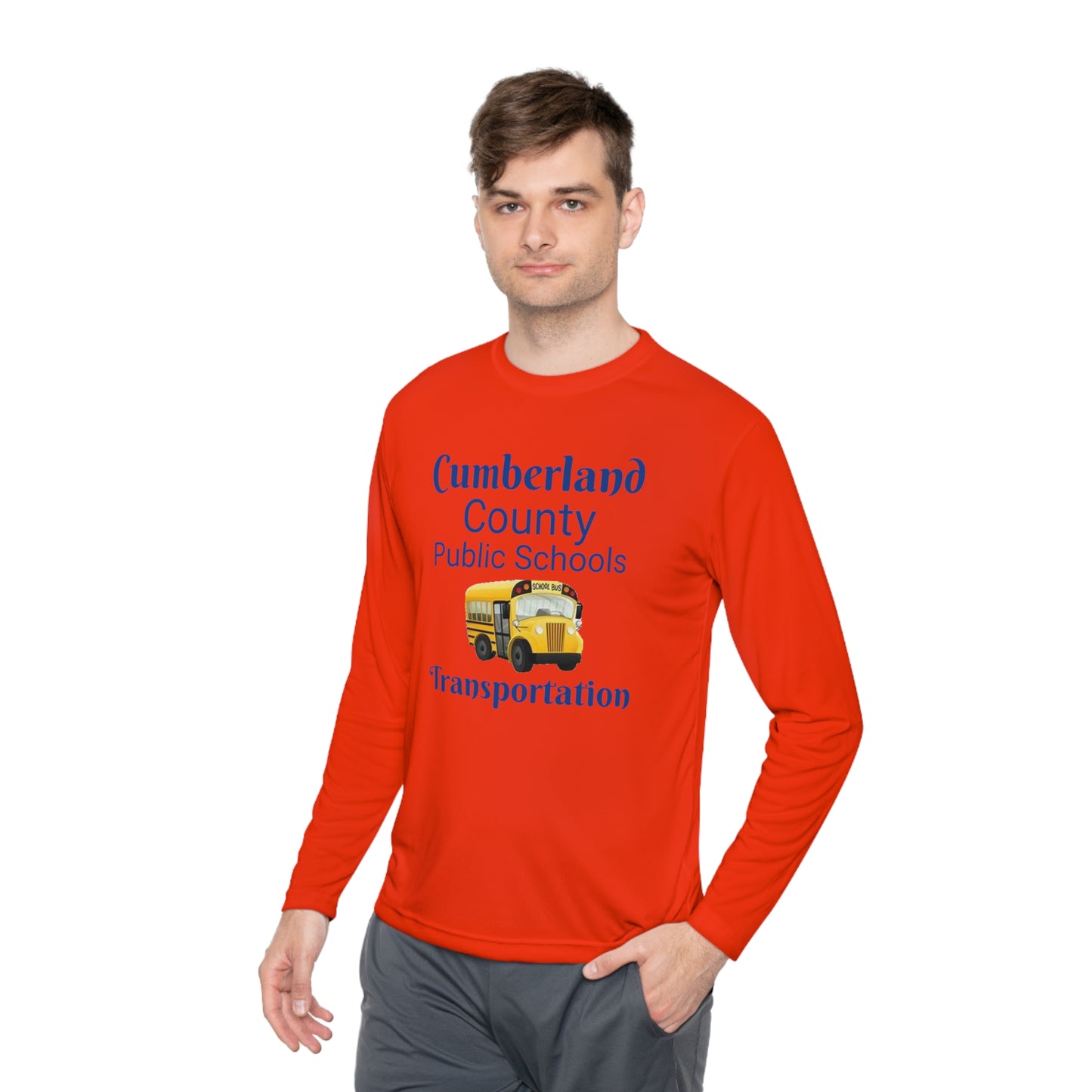 Cumberland County Public Schools Transportation Unisex Lightweight Long Sleeve Tee