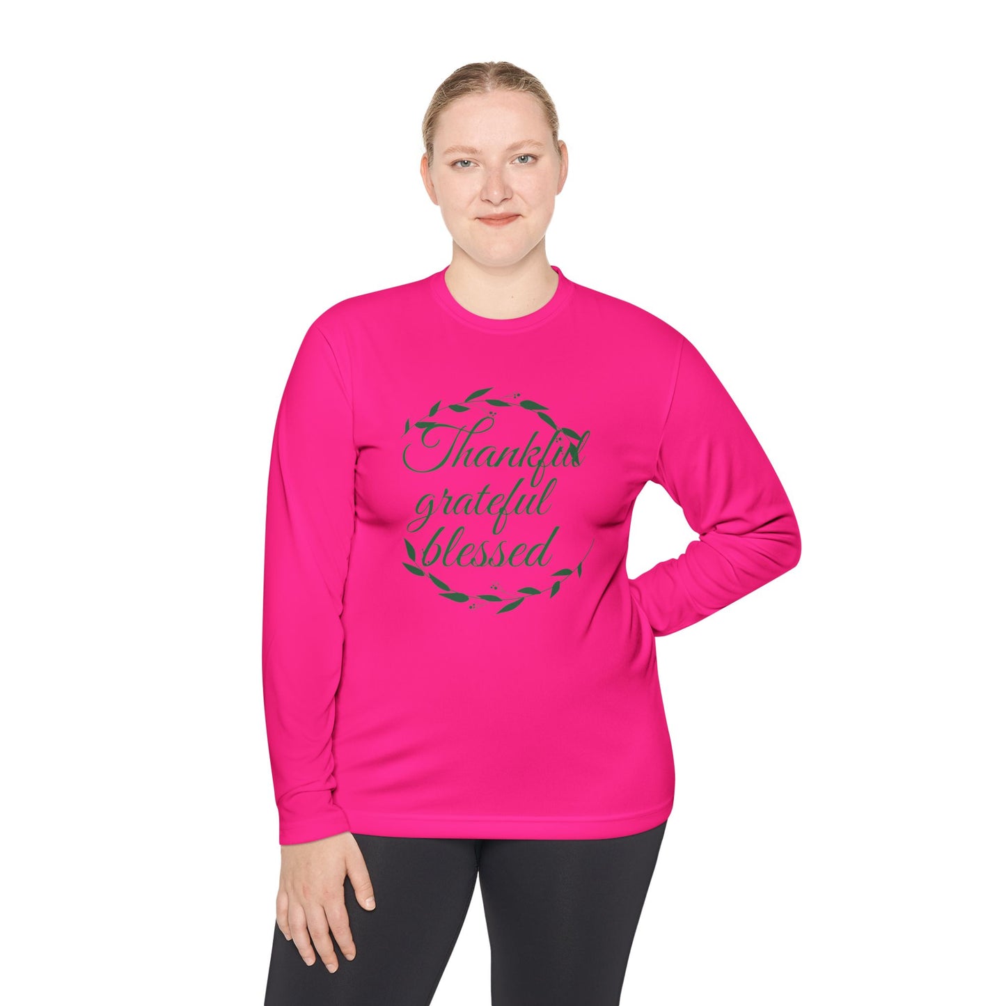 Thankful Grateful Blessed Long Sleeve Tee