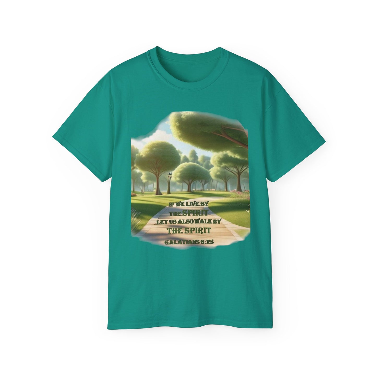 T‑Shirt — 'Walk by the Spirit' Scenic Faith Tee