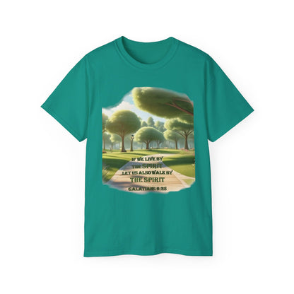 T‑Shirt — 'Walk by the Spirit' Scenic Faith Tee