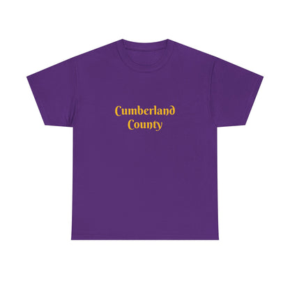 Cumberland County Minimalist Text Tee — Local Pride Shirt