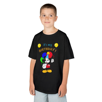 Kids Birthday Tee — "It's My Birthday!" Colorful Cartoon Celebration Shirt