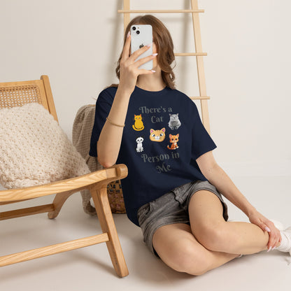 Cat Person Tee — "A Cat Person in Me" Graphic T-Shirt