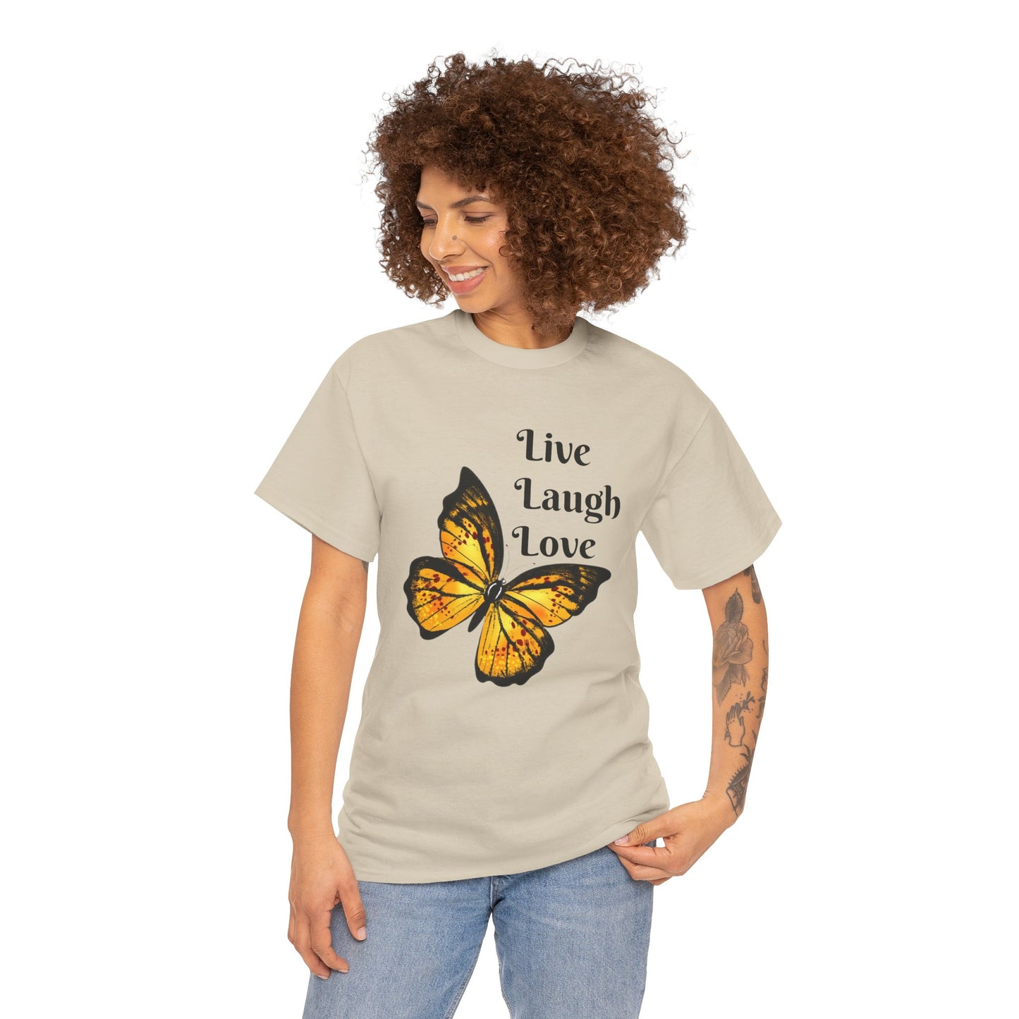 Live Laugh Love Butterfly T-shirt