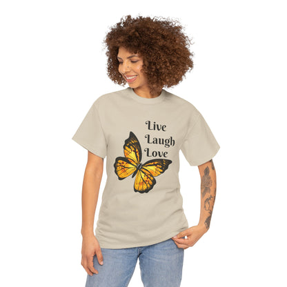 Live Laugh Love Butterfly T-shirt