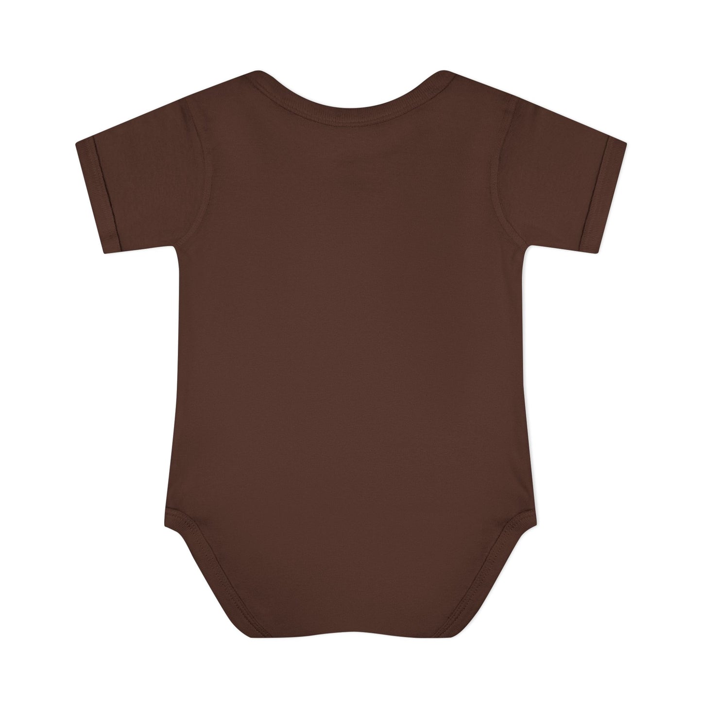 Infant Bodysuit - "Merry Christ Day" Holiday Baby Onesie with Green Wreath & Mountain Design