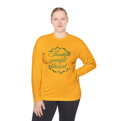 Thankful Grateful Blessed Long Sleeve Tee