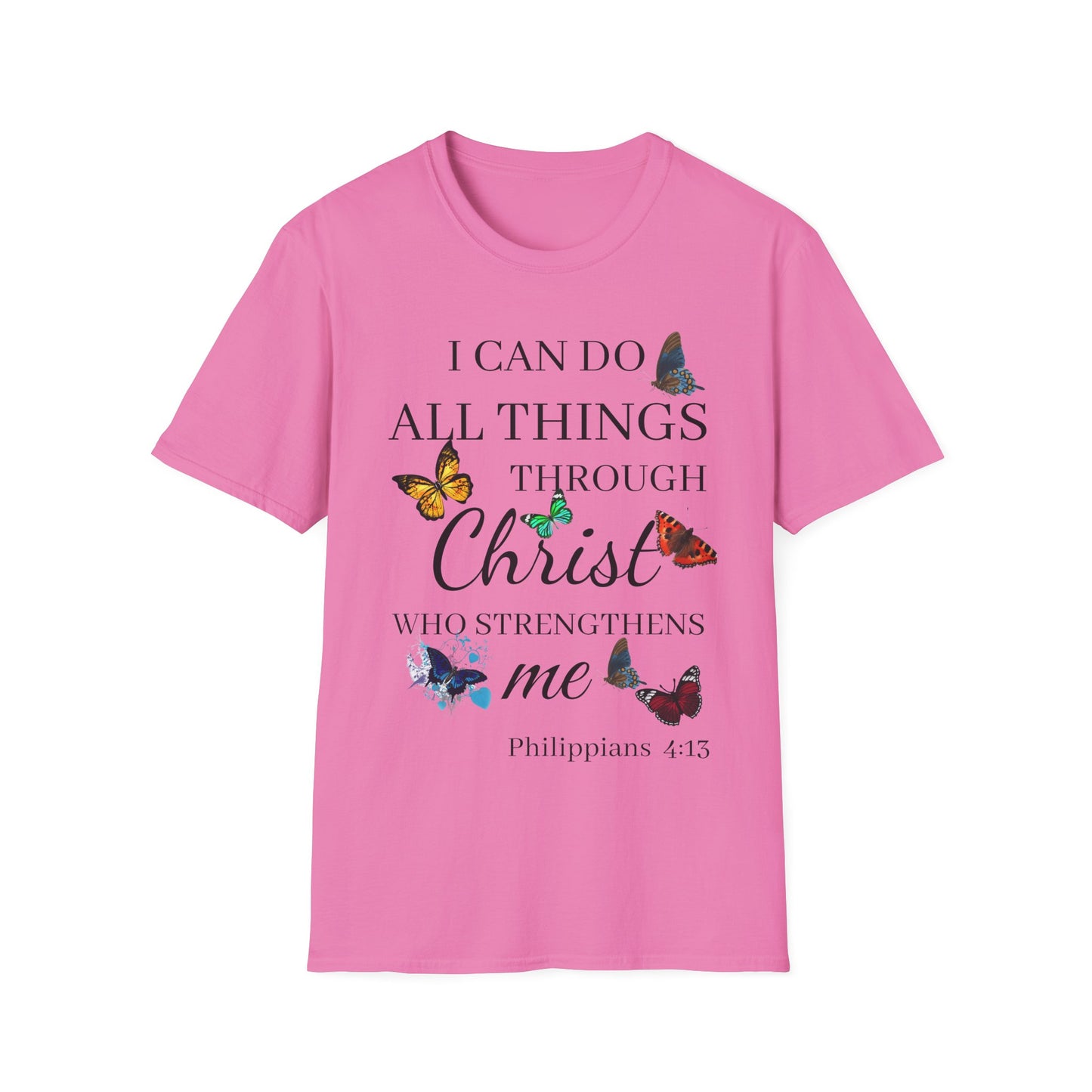 I Can Do All Things Through Christ T-Shirt — Inspirational Christian Tee