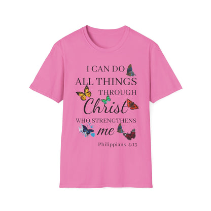 I Can Do All Things Through Christ T-Shirt — Inspirational Christian Tee