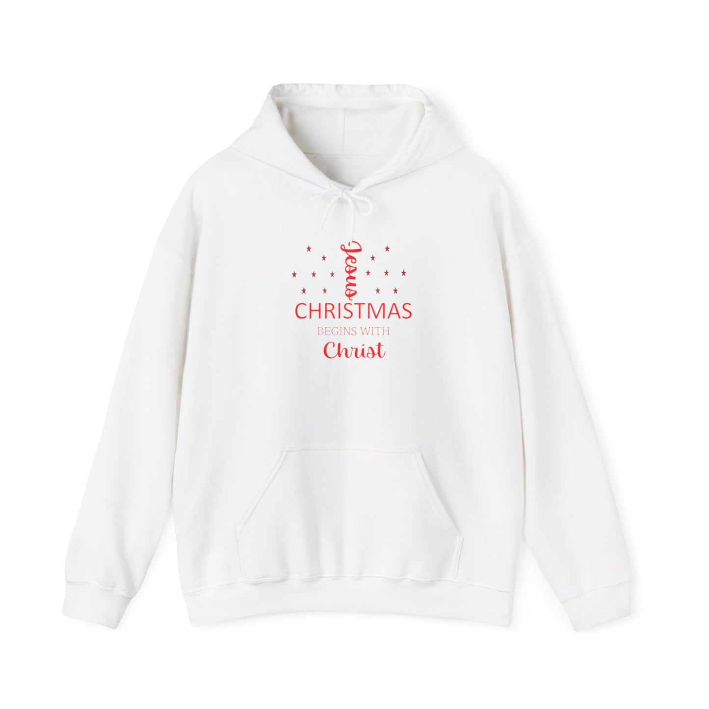 Christmas Begins With Christ Unisex Heavy Blend Hooded Sweatshirt