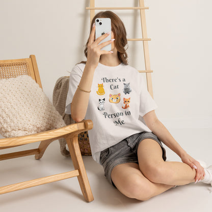 Cat Person Tee — "A Cat Person in Me" Graphic T-Shirt