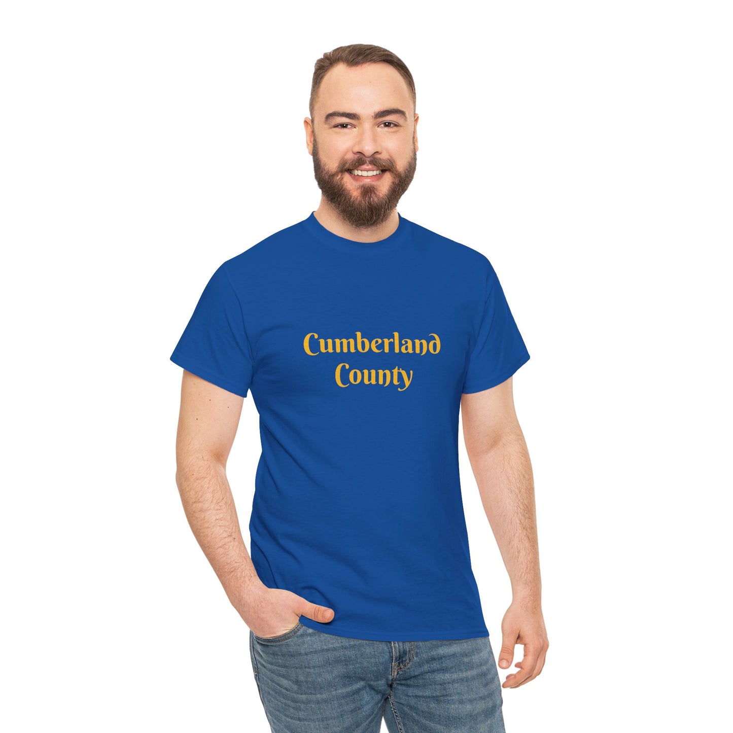 Cumberland County Minimalist Text Tee — Local Pride Shirt