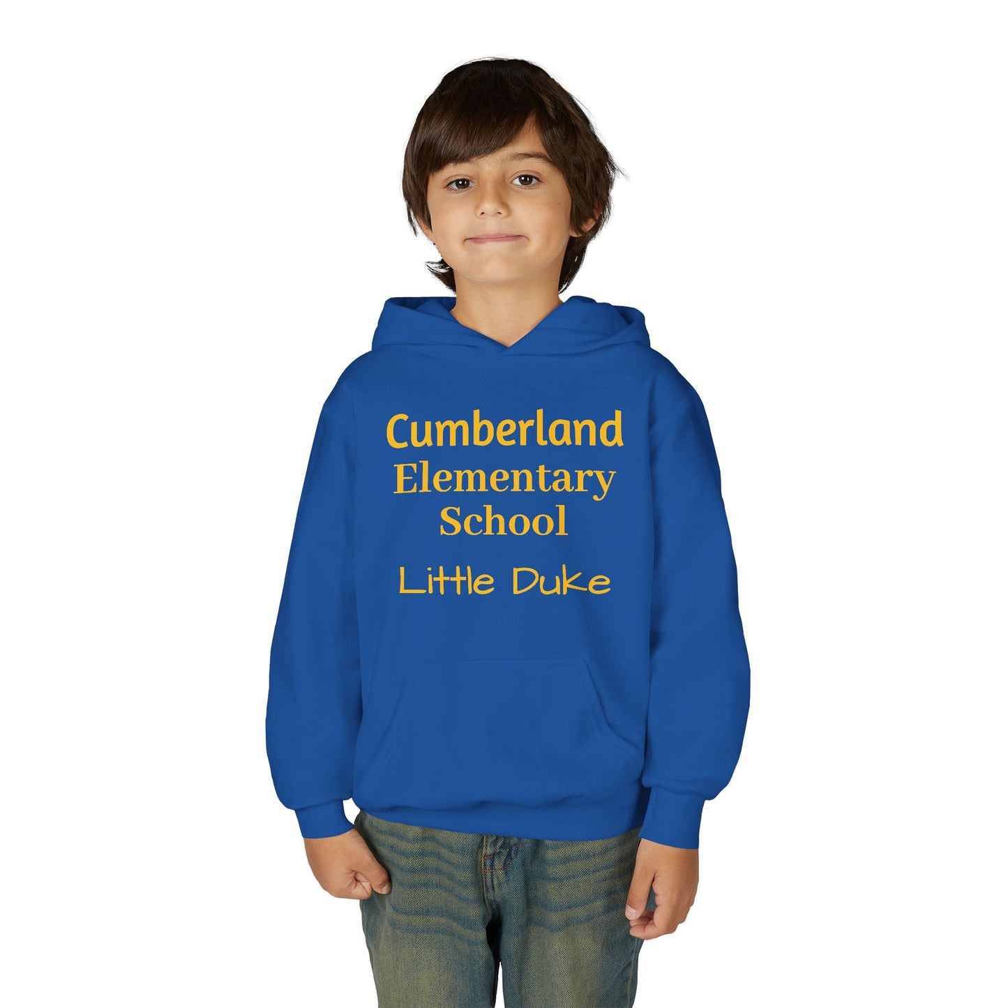 Cumberland Elementary School "Little Duke" Youth Hoodie — School Spirit Kids Sweatshirt