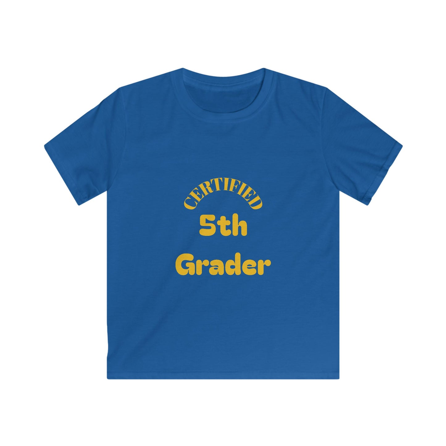 Certified 5th Grader Kids T‑Shirt – Back to School Graduation Tee