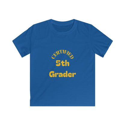 Certified 5th Grader Kids T‑Shirt – Back to School Graduation Tee