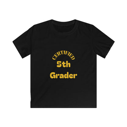 Certified 5th Grader Kids T‑Shirt – Back to School Graduation Tee