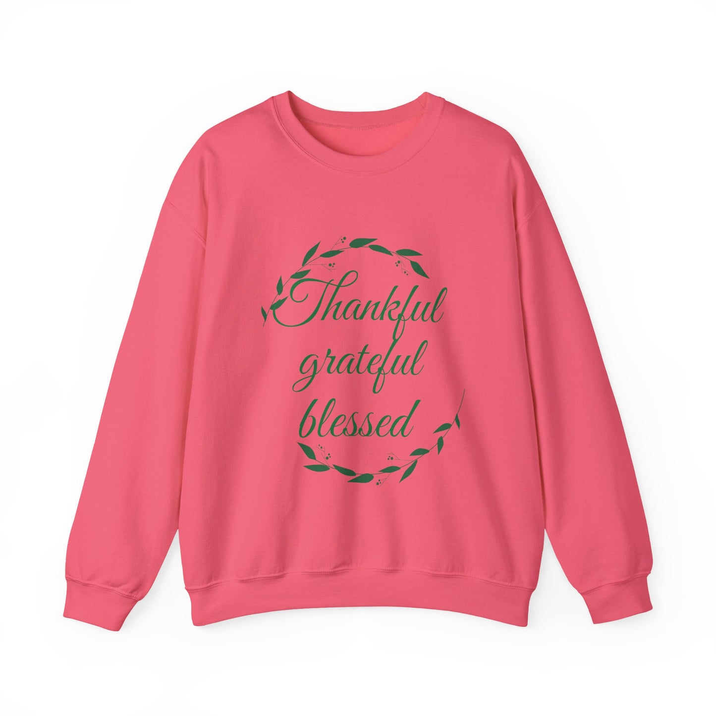 Thankful Grateful Blessed Crewneck Sweatshirt