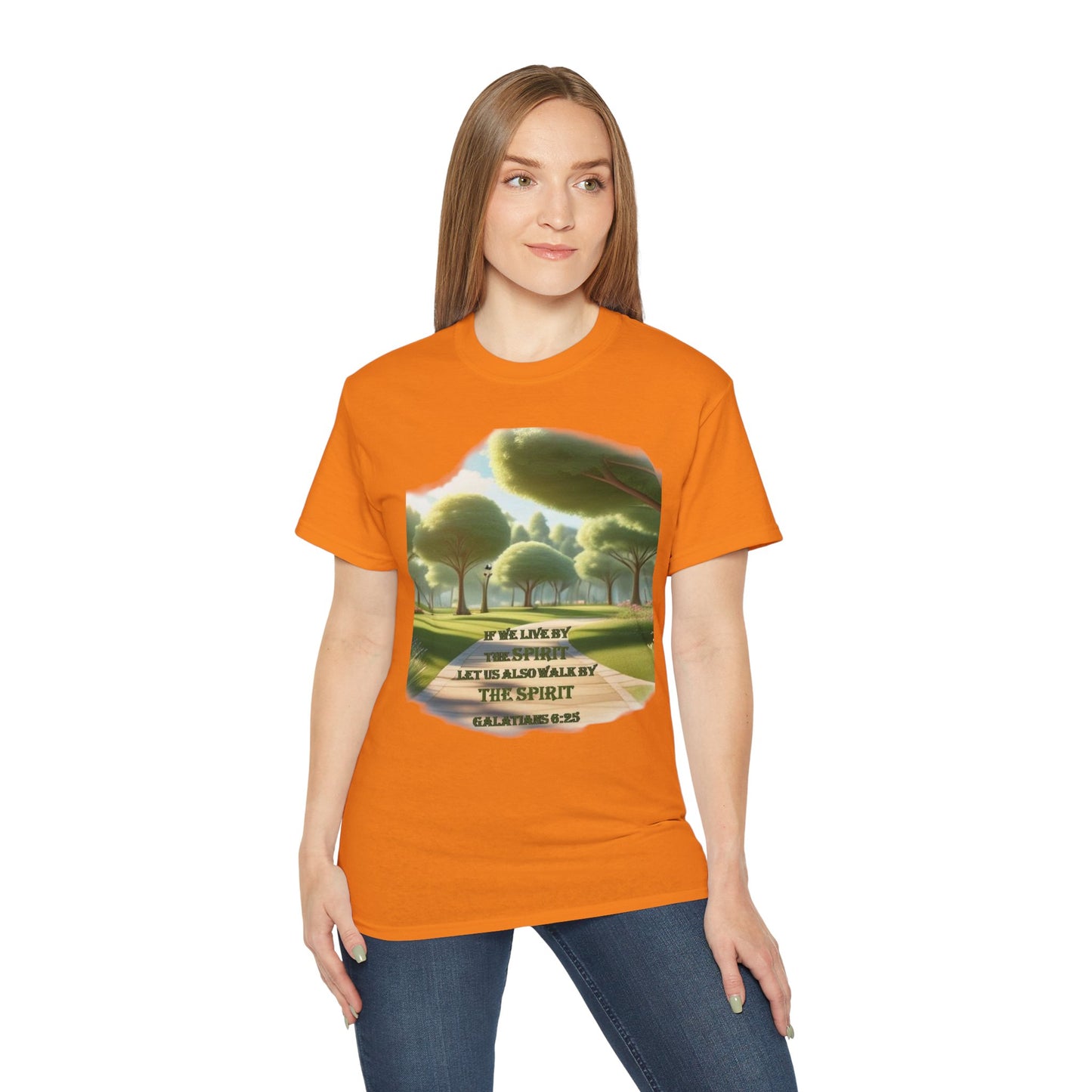 T‑Shirt — 'Walk by the Spirit' Scenic Faith Tee