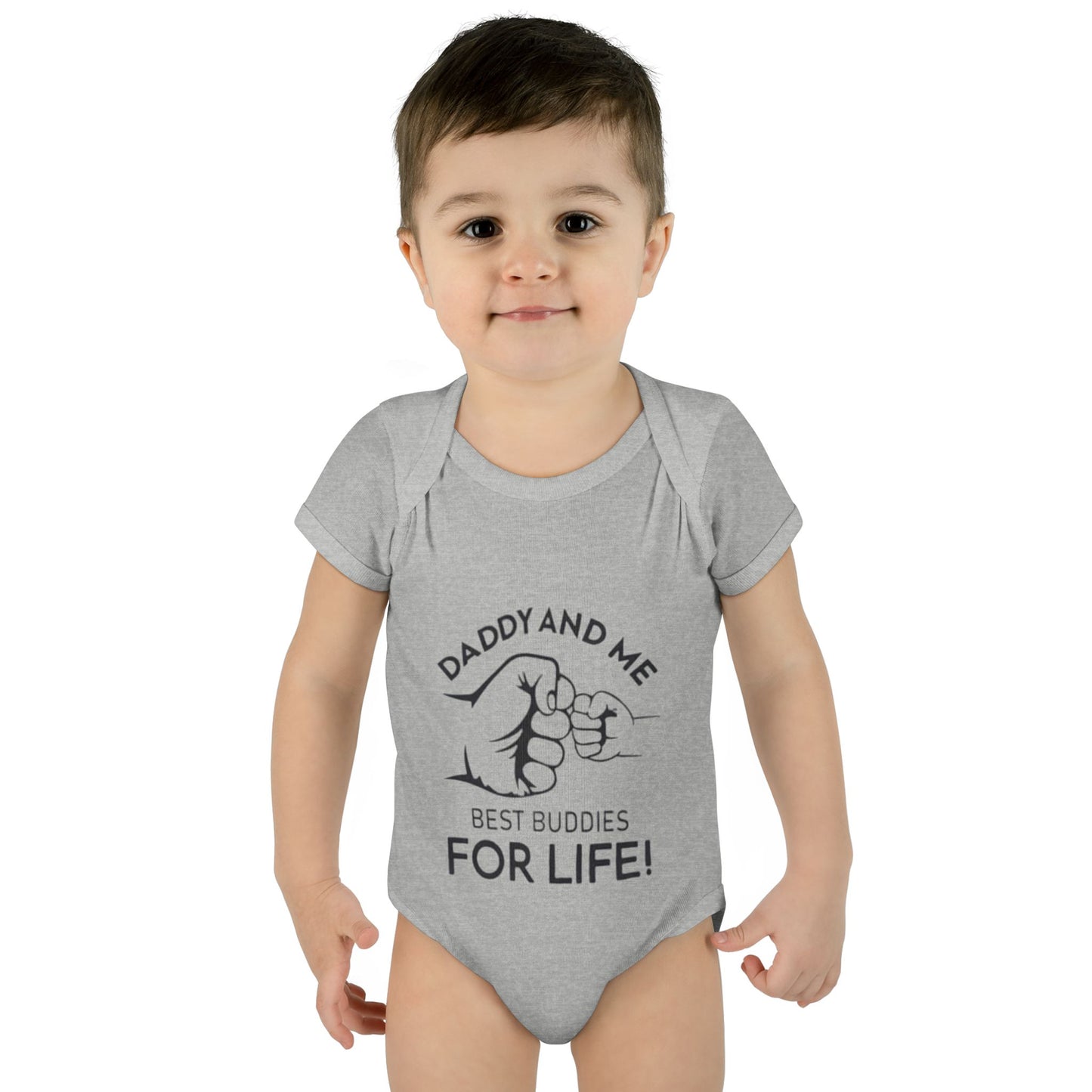 Dad and me Infant Baby Rib Bodysuit