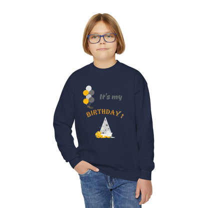 It's my Birthday Youth Crewneck Sweatshirt