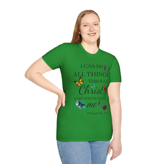 I Can Do All Things Through Christ T-Shirt — Inspirational Christian Tee