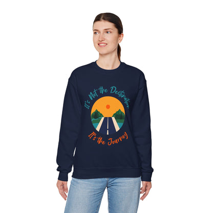 Journey Road Graphic Sweatshirt — "It's Not the Destination, It's the Journey"