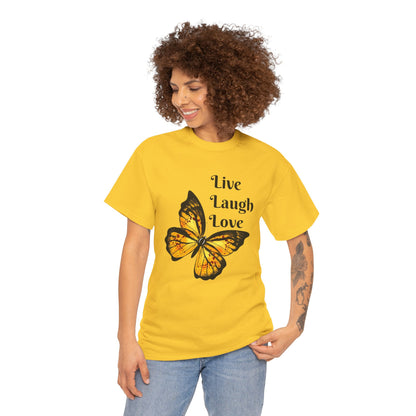 Live Laugh Love Butterfly T-shirt