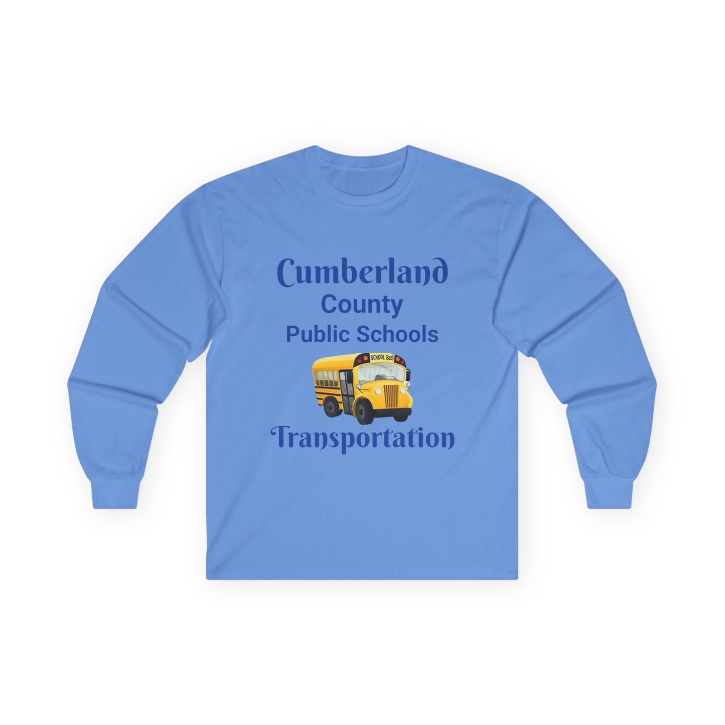 School Bus Transportation Long Sleeve Tee — Cumberland County Public Schools
