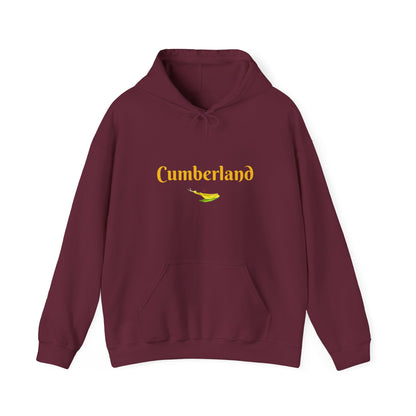 Cumberland Script Hoodie – Minimal Town Logo Pullover
