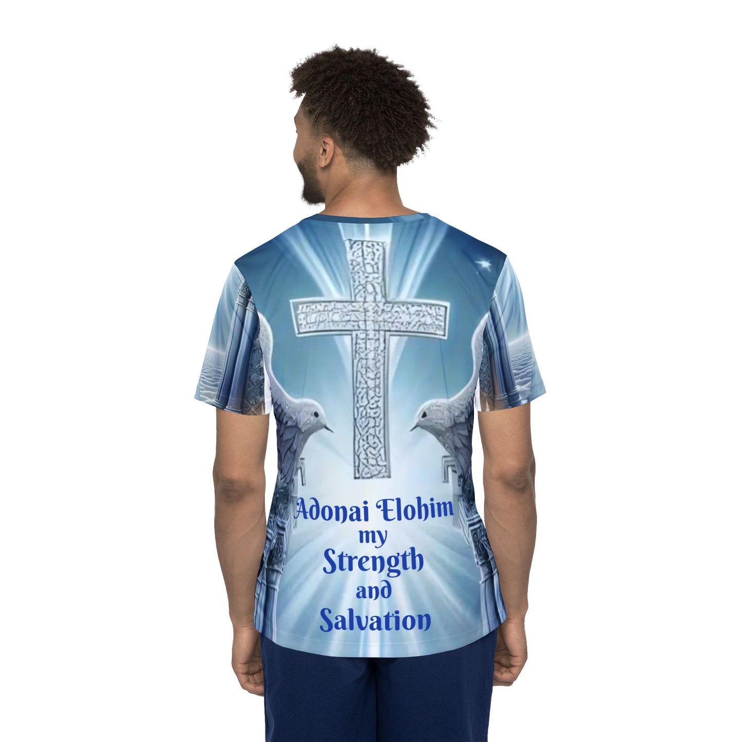 Christian Sports Jersey — "Life Is Better with God" All-Over Print