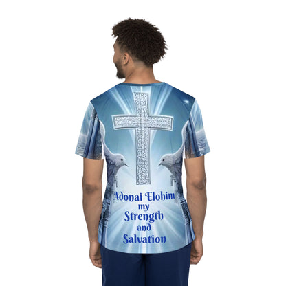 Christian Sports Jersey — "Life Is Better with God" All-Over Print