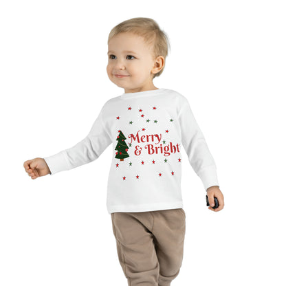 Merry & Bright Toddler Long Sleeve Tee