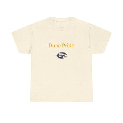 Duke Pride T-Shirt — Crew Neck Tee with Mascot Logo