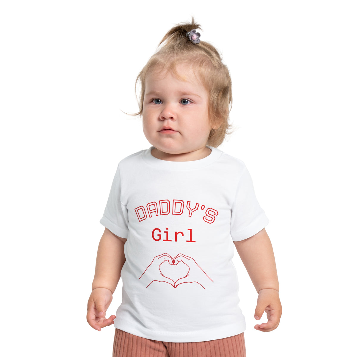 Daddy's Girl Baby T-Shirt – Heart Hands Infant Tee