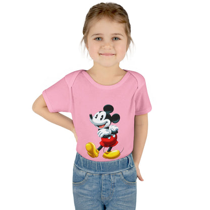Mickey Mouse Infant Bodysuit — Classic Cartoon Baby Onesie