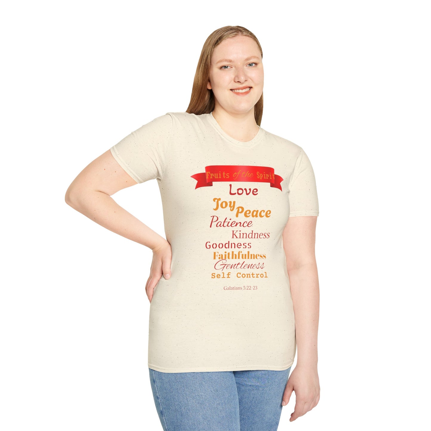 Fruit of the Spirit T-Shirt — Love, Joy, Peace Christian Faith Tee