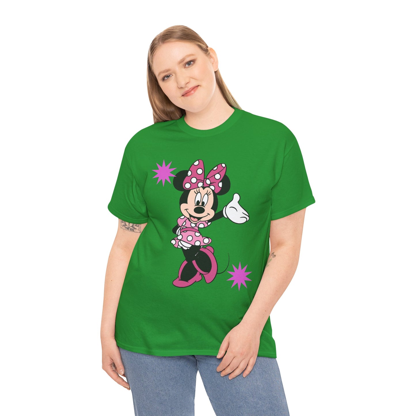 Minnie Mouse Pink Polka Dot Graphic Tee