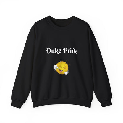 Sweatshirt — "Duke Pride" Smiling Emoji Crewneck