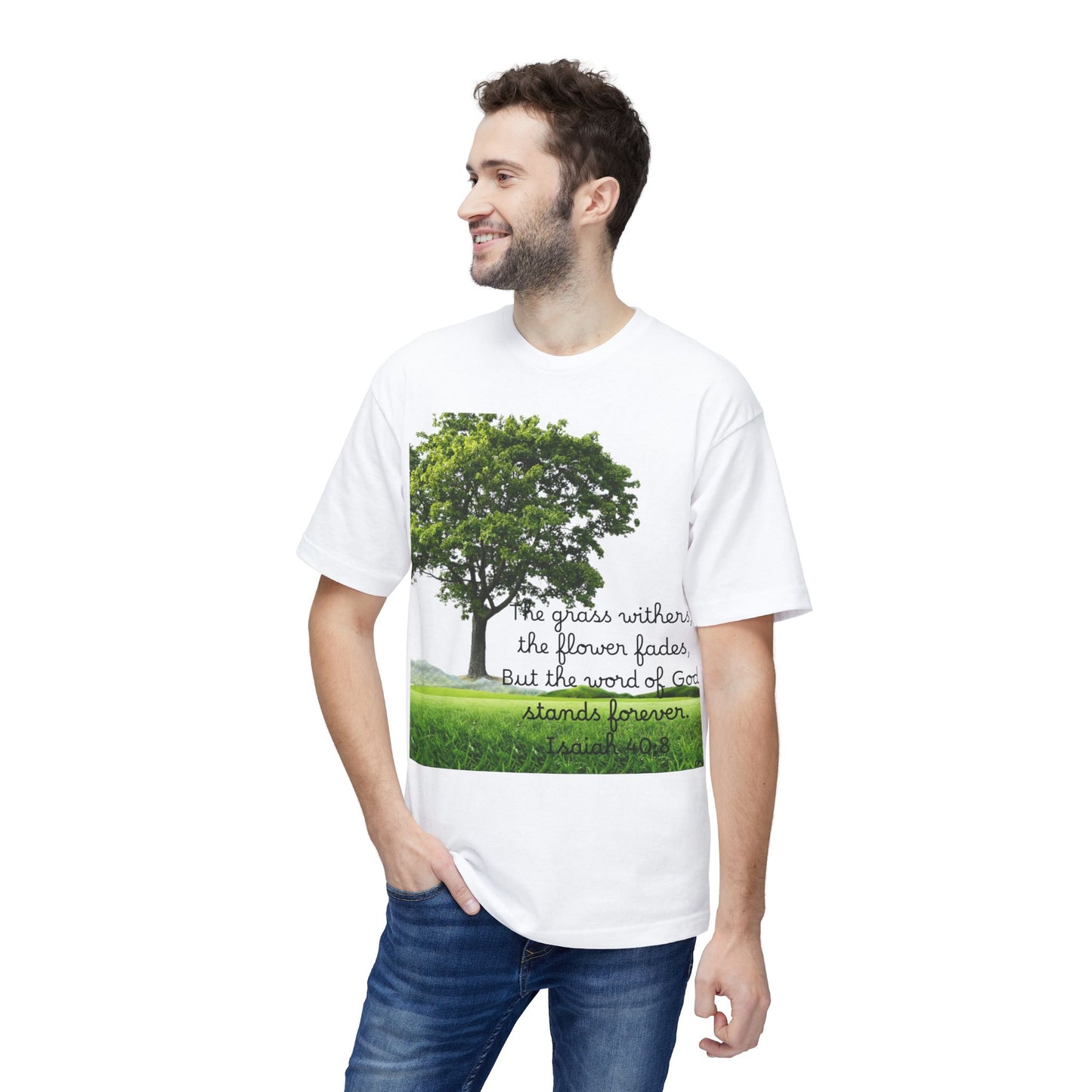 Inspirational Nature T-Shirt, God Quote Tee, Unisex Casual Shirt, Gift for Nature Lovers, Christian Apparel, Made in US