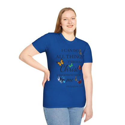 I Can Do All Things Through Christ T-Shirt — Inspirational Christian Tee
