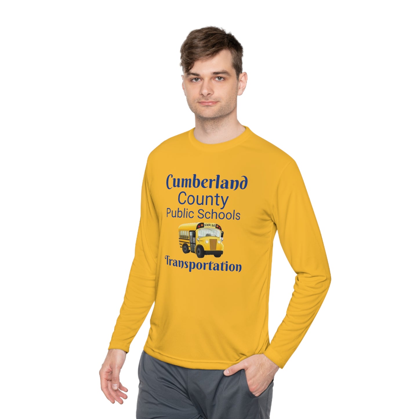 Cumberland County Public Schools Transportation Unisex Lightweight Long Sleeve Tee