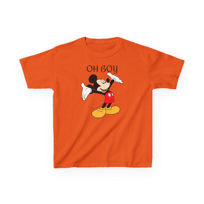Kids Tee — "Oh Boy" Vintage Mickey Mouse Graphic