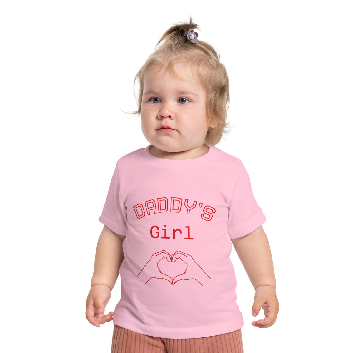Daddy's Girl Baby T-Shirt – Heart Hands Infant Tee