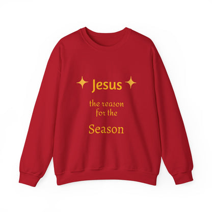 Sweatshirt — "Jesus the Reason for the Season" Christmas Crewneck