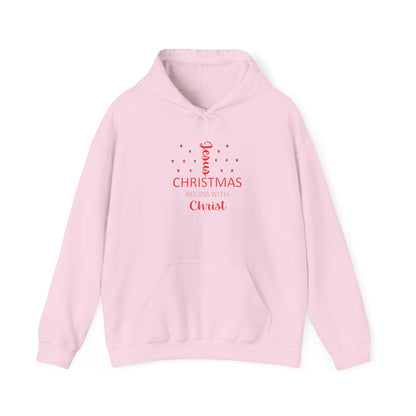 Christmas Blooming With Christ Hoodie