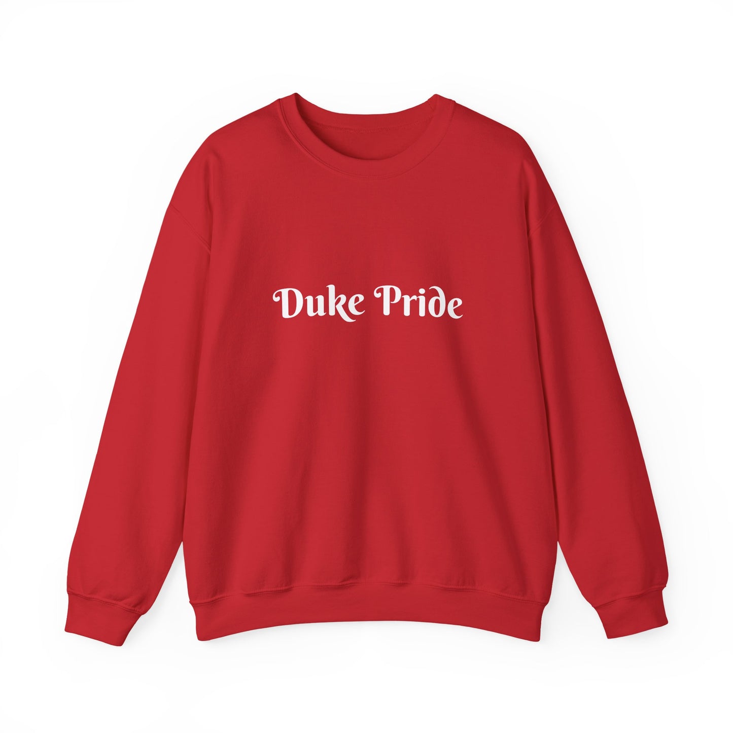Crewneck Sweatshirt — "Duke Pride" Classic School Spirit Graphic