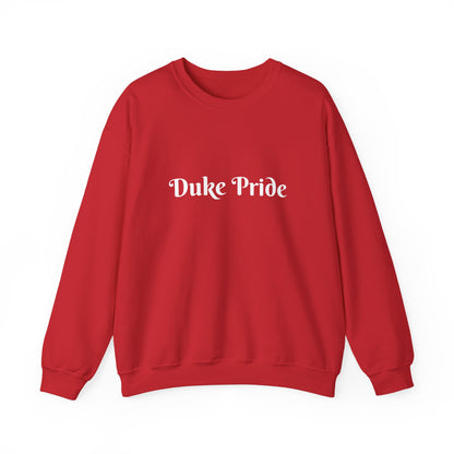 Crewneck Sweatshirt — "Duke Pride" Classic School Spirit Graphic